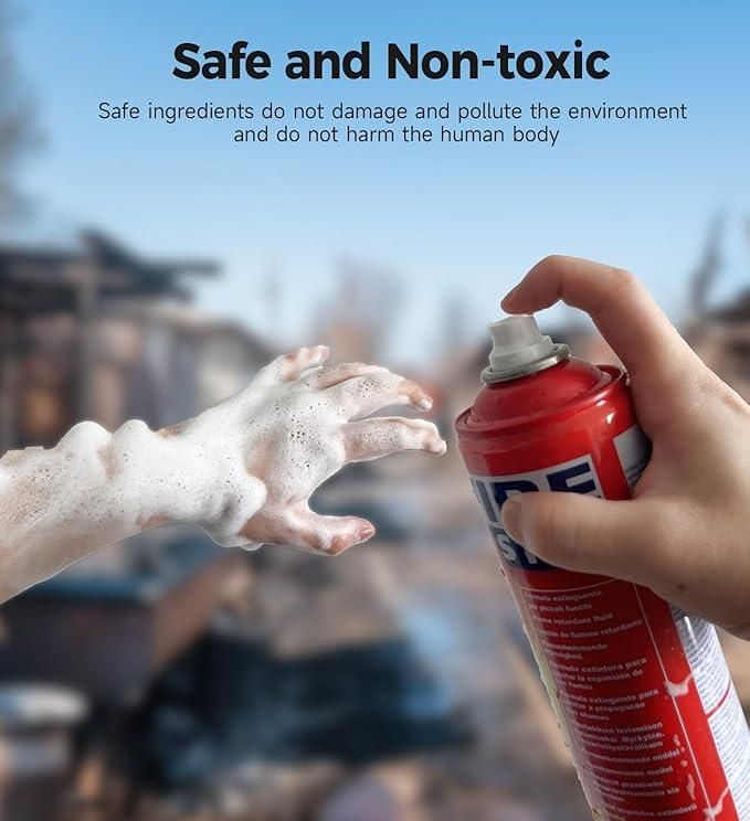 QuickFire Emergency Spray (500ml) Instant Protection for Car, Home & Kitchen